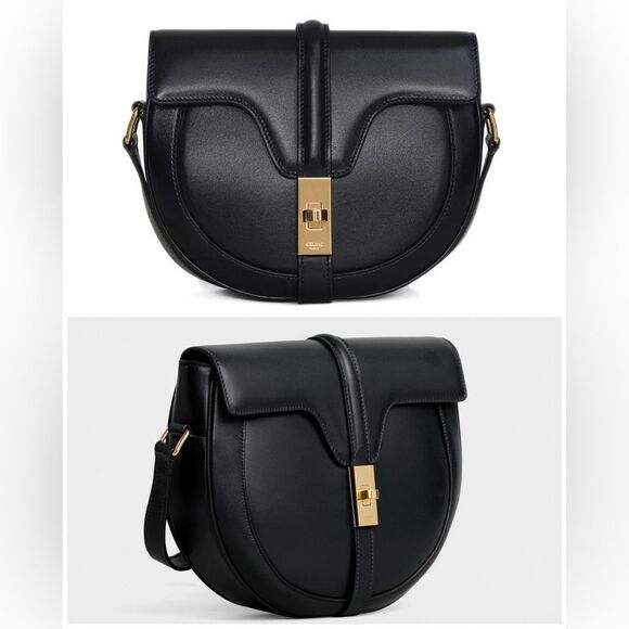 CELINE Small Besace 16 Natural Calfskin Crossbody Bag, $2400, SEE DESCRIPTION - Picture 1 of 11